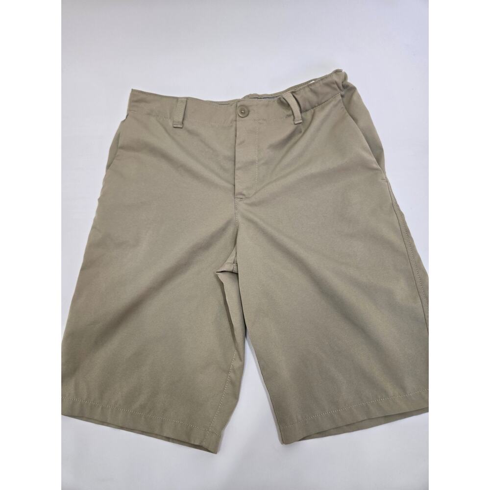 Under Armour Boys Match Play Khaki Performance Golf Shorts Size 16